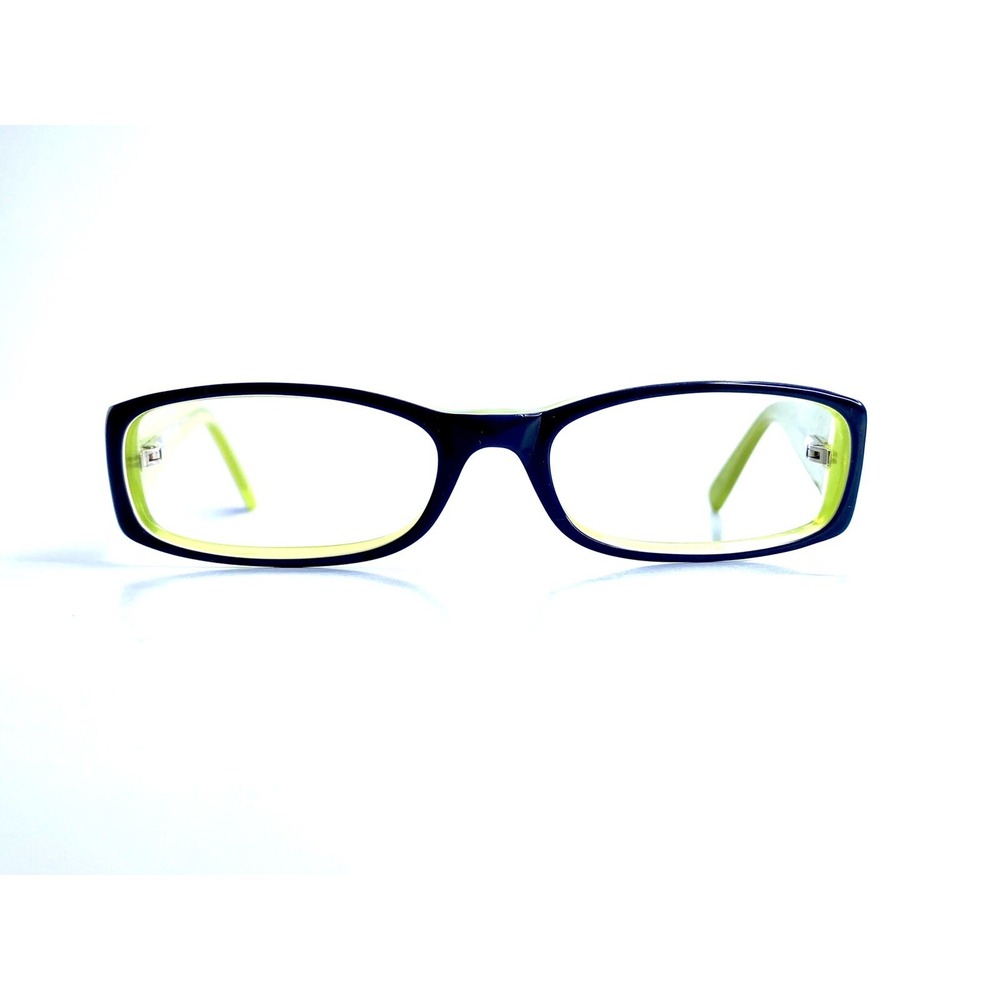 Versace Versus Blue Green Rectangular Eyeglasses MOD. 8046 600 51 16 130